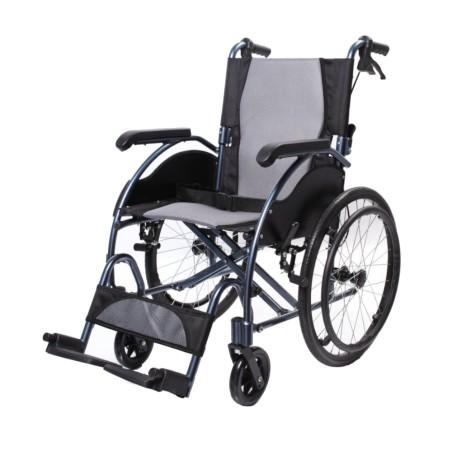 Silla de ruedas autopropulsable y con frenos en las manetas moverte.addisnetwork.es