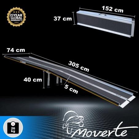 Rampa plegable 3 metros extralarga superadherente moverte.addisnetwork.es