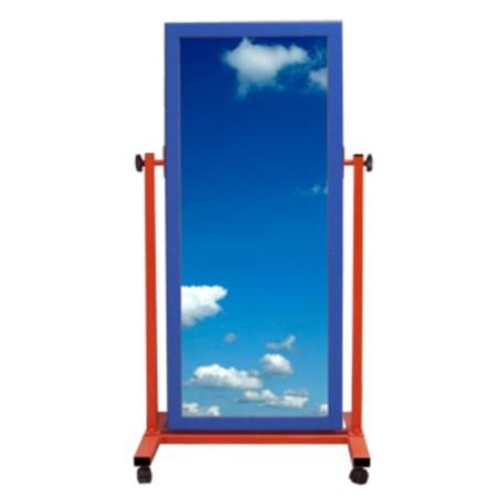 Espejo infantil abatible y movil con luna cuadriculada moverte.addisnetwork.es 