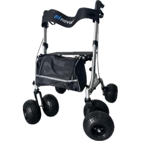 Andador rollator de 6 ruedas todoterreno ruedas grandes moverte.addisnetwork.es 