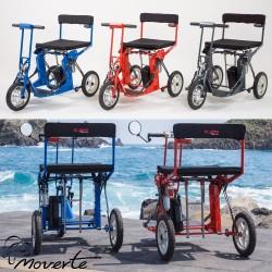 Colores Scooter eléctrico Di Blasi R30 vista abierto Ortopedia Moverte