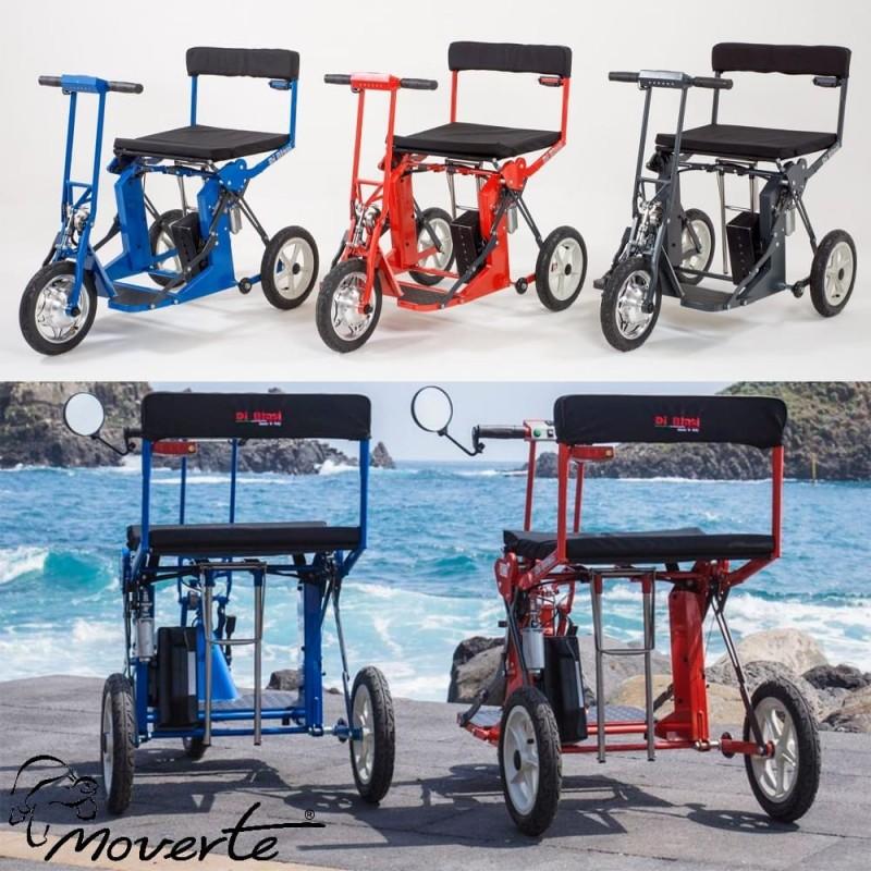 Colores Scooter eléctrico Di Blasi R30 vista abierto Ortopedia Moverte