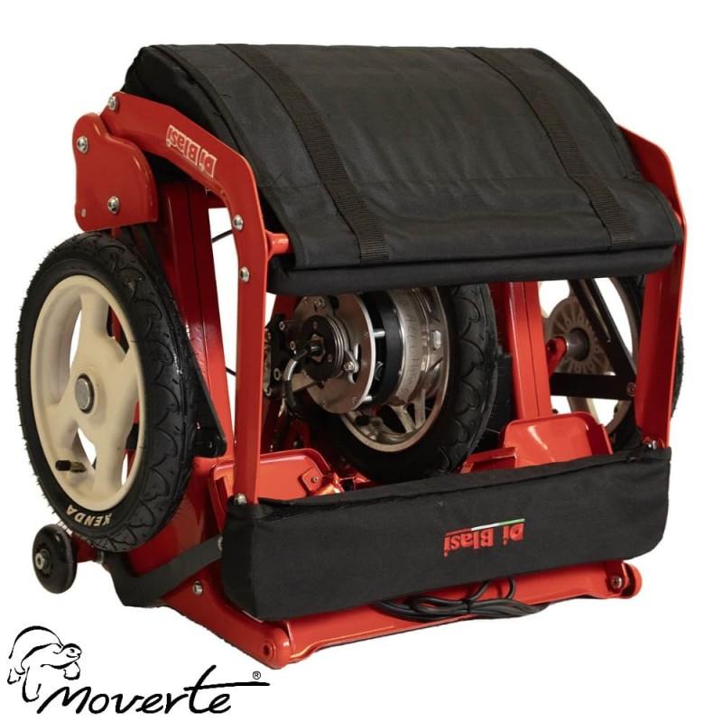 Scooter eléctrico Di Blasi R30 vista plegado Ortopedia Moverte