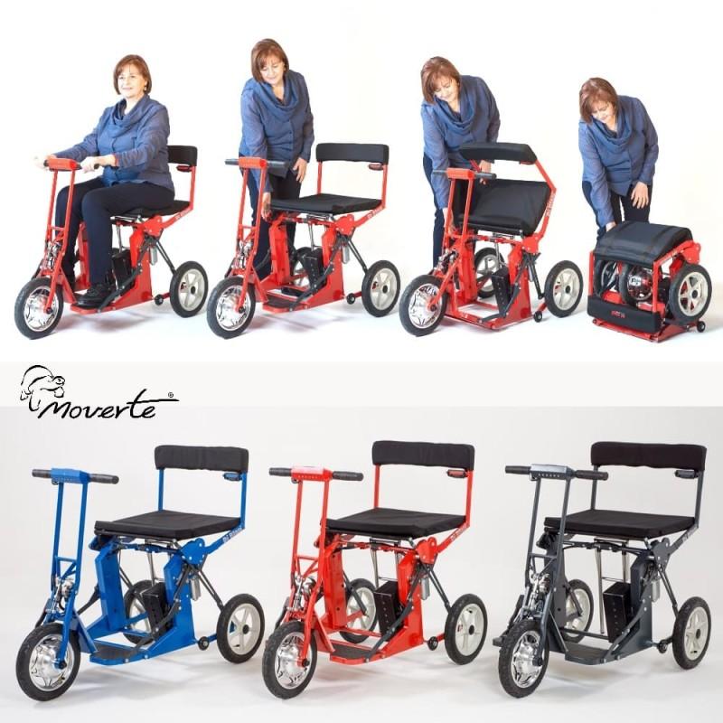 Scooter eléctrico plegable compacto Di Blasi R30 Ortopedia Moverte