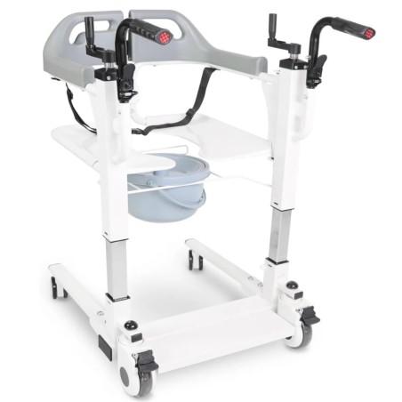 Silla de transferencia y wc con asiento elevable hasta 58 cm moverte.addisnetwork.es 