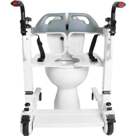 Silla de transferencia y wc con asiento elevable hasta 58 cm moverte.addisnetwork.es 