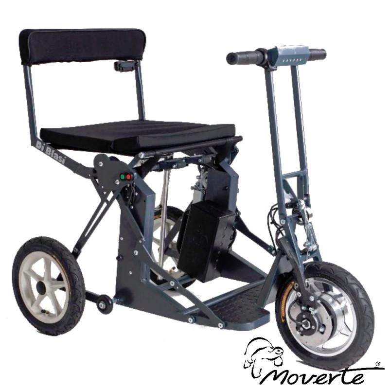 Scooter eléctrico Di Blasi R30 gris vista lateral Ortopedia Moverte