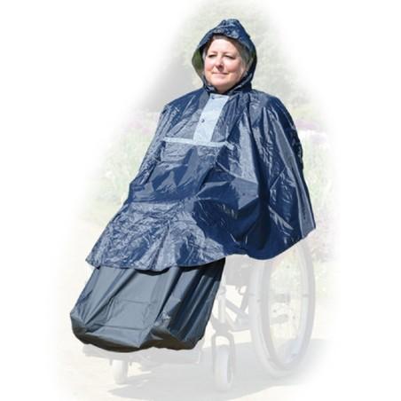 Chubasquero poncho para sillas de ruedas y scooter – talla única moverte.addisnetwork.es 