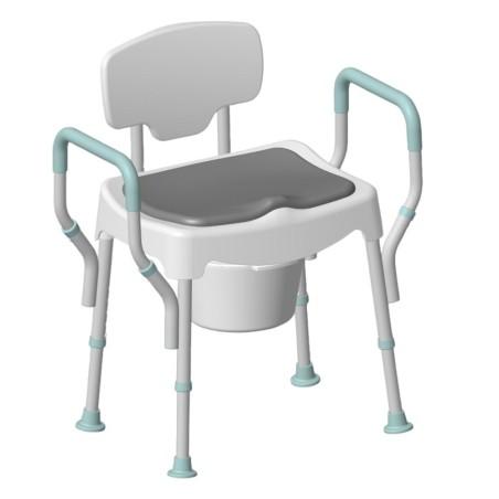 SILLA DE DUCHA Y WC XL CON REPOSABRAZOS: moverte.addisnetwork.es 