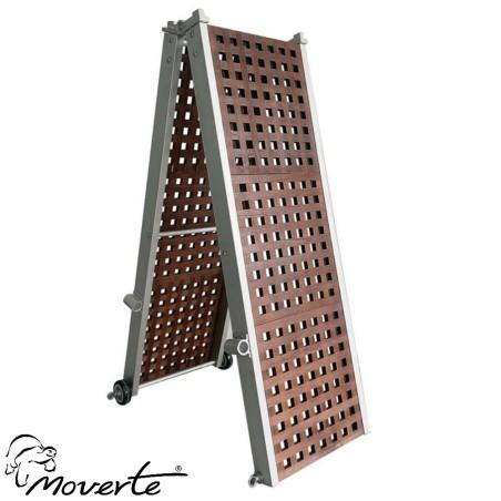 Pasarela plegable para barcos. Madera de teca. Medida: 200 cm. moverte.addisnetwork.es