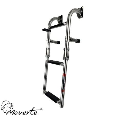 Escalera telescópica de acero inoxidable para barco o piscina moverte.addisnetwork.es