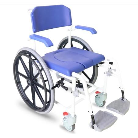 Silla de ruedas para ducha autopropulsable con inodoro moverte.addisnetwork.es 