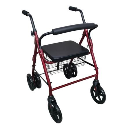 Rollator de aluminio y frenos por presión moverte.addisnetwork.es 