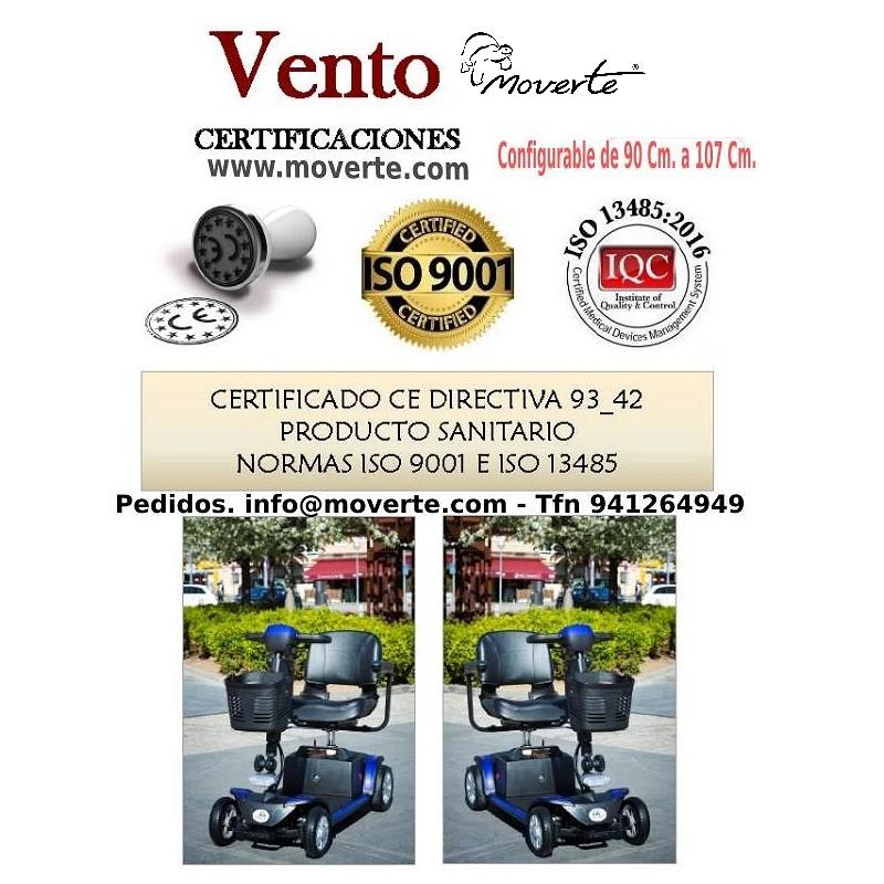 Scooter eléctrico Vento Medida configurable moverte.addisnetwork.es 