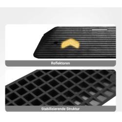 Rampa de caucho para bordillos 90cm x 62 cm x 10,2 cm moverte.addisnetwork.es 