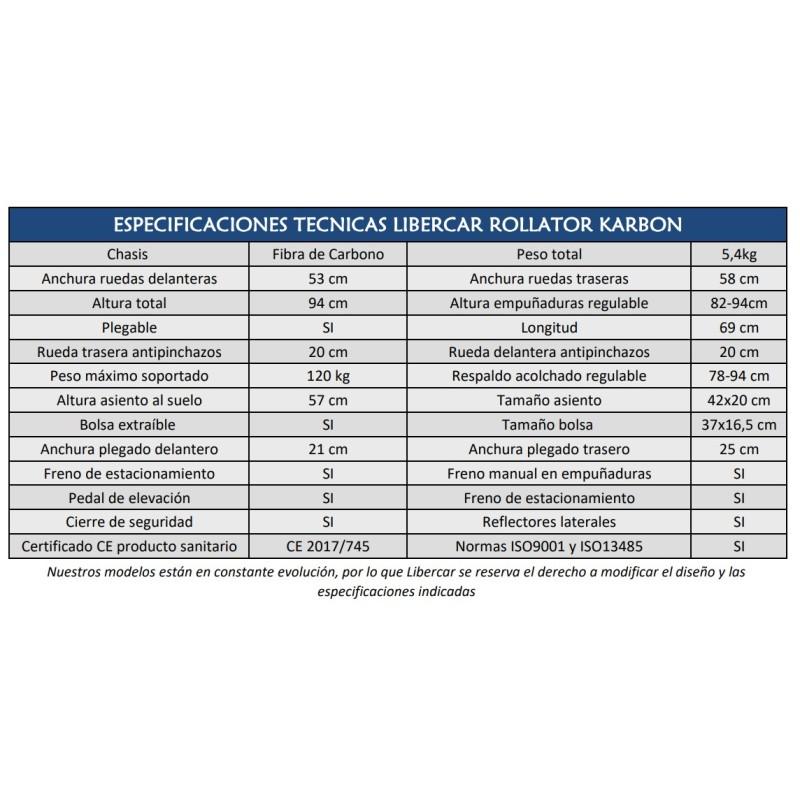 ROLLATOR KARBON moverte.addisnetwork.es 