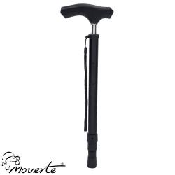 Bastón telescópico negro – diseño elegante, ligero y fácil de transportar moverte.addisnetwork.es