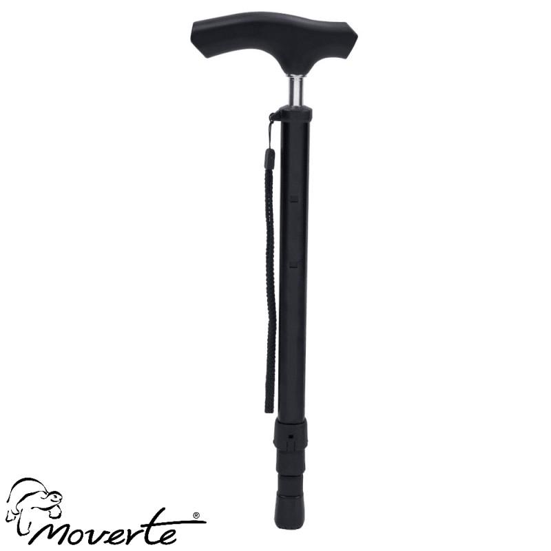 Bastón telescópico negro – diseño elegante, ligero y fácil de transportar moverte.addisnetwork.es