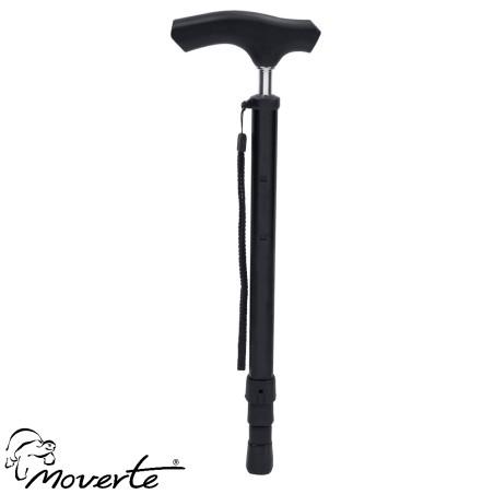 Bastón telescópico negro – diseño elegante, ligero y fácil de transportar moverte.addisnetwork.es