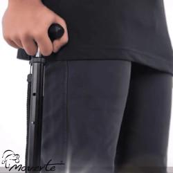 2-Empuñadura de madera baston telescopico plegado facil 970 M ortopedia moverte