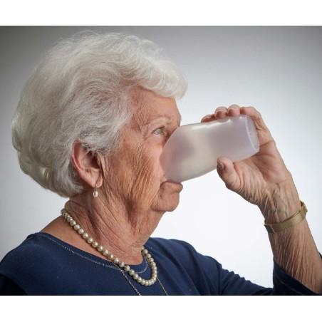 Vaso transparente abierto en zona nasal nose cup ortopedia moverte