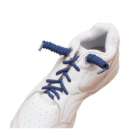 Par de cordones elásticos en espiral. Color azul moverte.addisnetwork.es