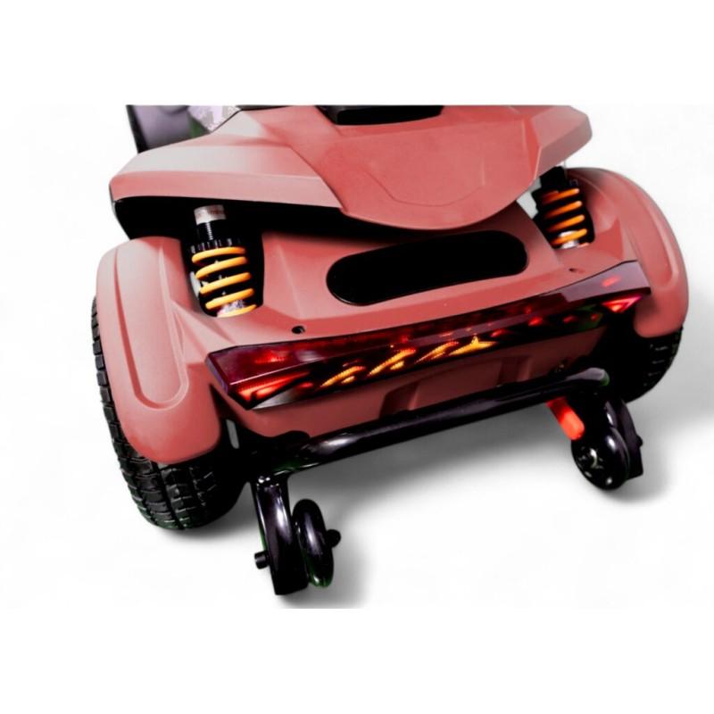 Scooter eléctrico MAGNUS suspensión 4 ruedas con ruedines moverte.addisnetwork.es