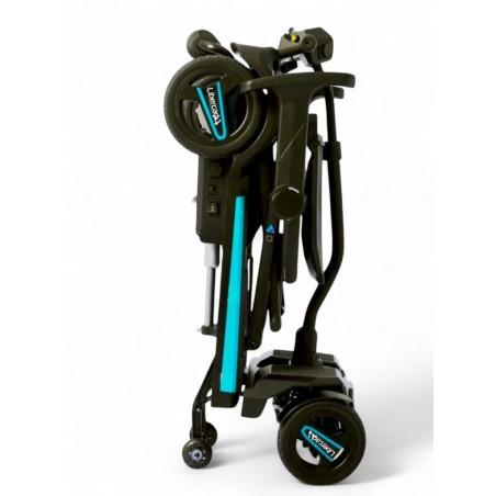 Scooter eléctrico plegable Zenit Libercar en modo trolley con plegado automático