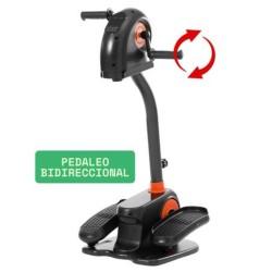 Mini elíptica dual motorizada para ejercitar brazos y piernas sentadas