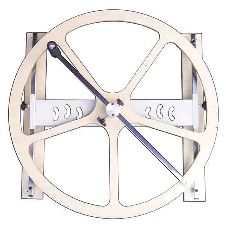 Rueda de hombro con aro integral de madera