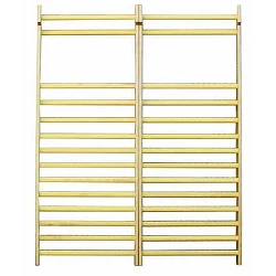 Espaldera de madera de dos cuerpos