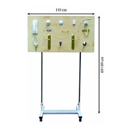 Cuadro de actividades diarias móvil y regulable en altura