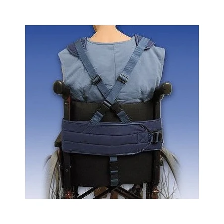 Chaleco abdominal con soporte perineal y tirantes