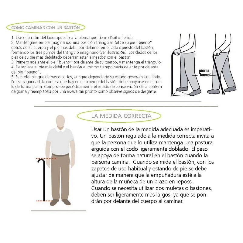 Bastón Clásico De Haya