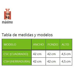 Cojín de gel - Elige cuadrado o con forma de herradura