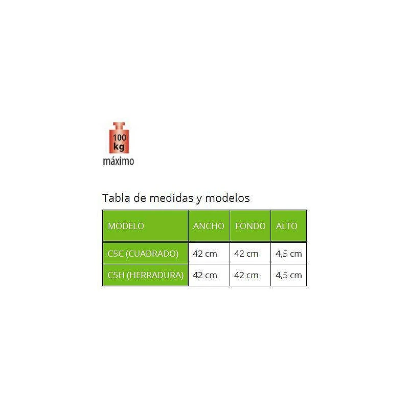 Cojín de gel - Elige cuadrado o con forma de herradura