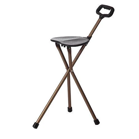 Bastón de tres patas Con Asiento 