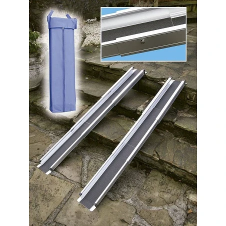 Rampa telescopica ruedas retratil de 1.51 m silla ruedas