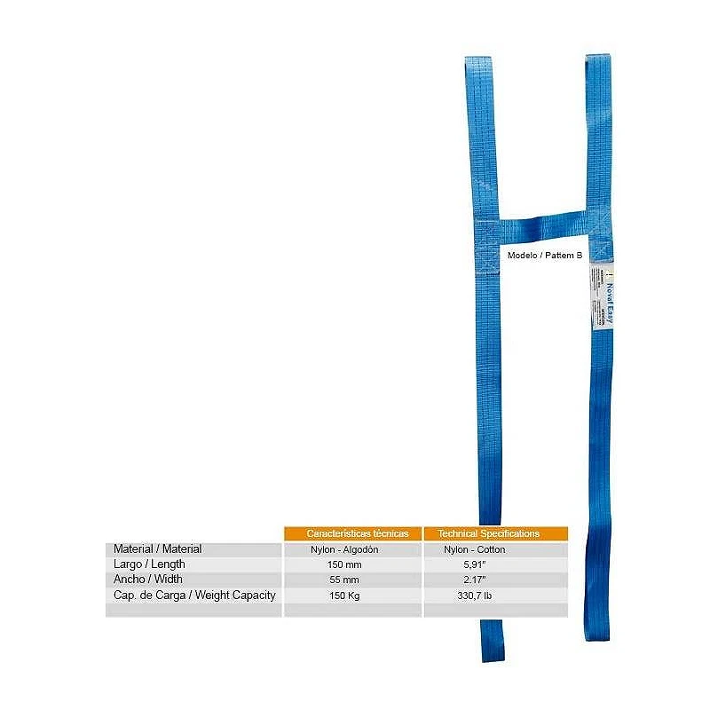 Especificaciones Cincha transferencia Easy - Novaf