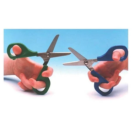 Tijera roma con autoapertura para zurdos 45 mm