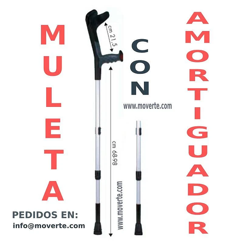 Bastón inglés con amortiguador