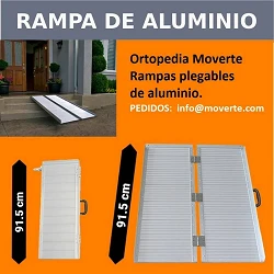 Rampa de aluminio de 91 Cmts.