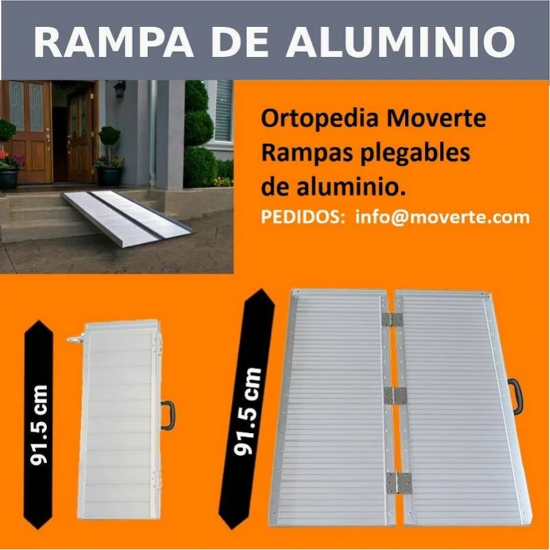 Rampa de aluminio de 91 Cmts.