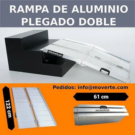 rampa plegable 122 cm rampa minusvalidos