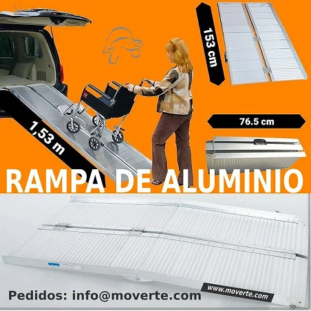 Rampa 153 cmt. para silla de ruedas Plegable en 2