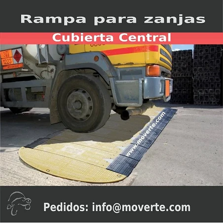 Rampa para zanjas. Tráfico pesado 44 Toneladas