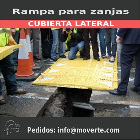 Rampa para zanjas. Tráfico pesado 44 Toneladas