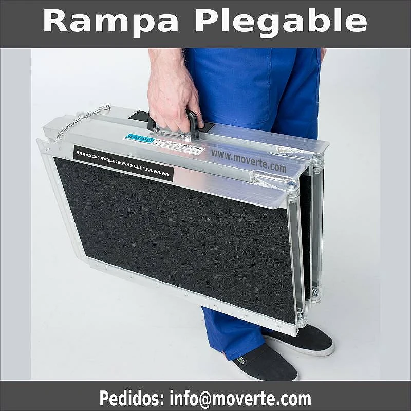 Rampa plegable de 122 cmts. super adherente