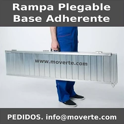 Rampa de 1.53m Plegable Base Adherente