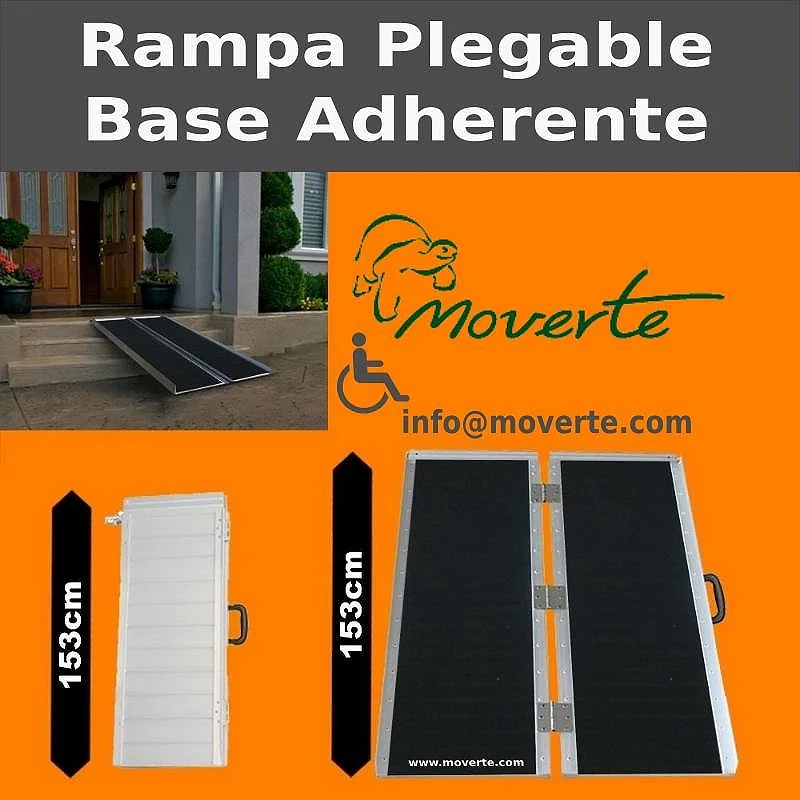 Rampa de 1.53m Plegable Base Adherente